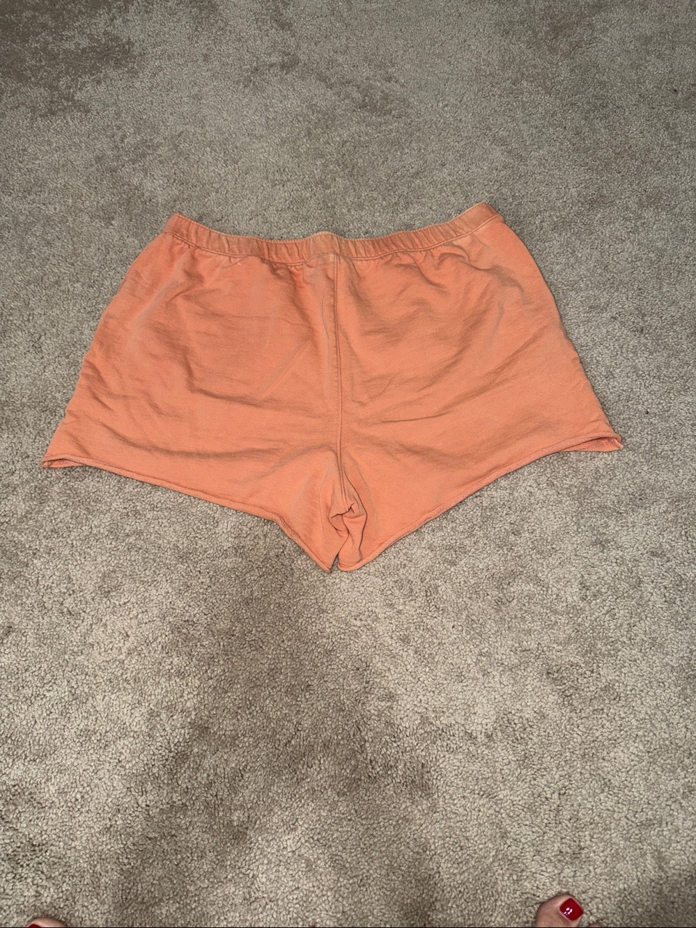 Universal Thread Terracotta Orange Elastic Waist Shorts su1 - Picture 3 of 3